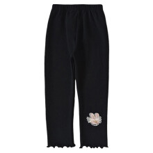 Thermobroek voor meisjes, zwart, maat 3-4 jaar