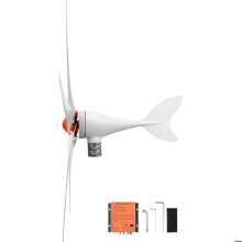 Turbina Eólica 12 V 800 W-Duoku-com Controlador MPPT de 5 Lâminas, ideal para Caravana, Barco, Casa ou Fazenda, Poste Não Incluído