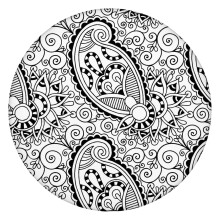 Rond tafelkleed van waterdicht Oxford-stof, 45-52 inch (114-132 cm)