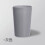 Bicchiere di plastica trasparente grigio (2 pezzi) 1