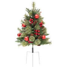 Weihnachtsurnenfüller, vorbeleuchteter Pflanzkübel, 1 Stück