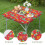 Kersttafelkleed, machinewasbaar, 34x34 inch, elastisch 4