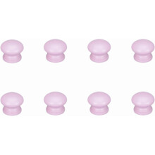 Kids Room Wooden Drawer Handles Beech Color 8 Pieces