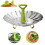 Stainless Steel Folding Vegetable Steamer Basket with 1