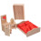 Dockhusköksmodell i trä, beige, 1 set 1