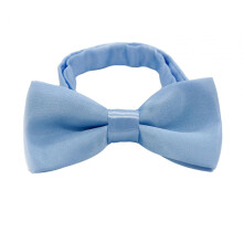 Papillon regolabile pre-annodato per bambini, azzurro in poliestere