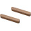 Wooden Cabinet Knobs Solid Beech Walnut 2 pcs 64 mm 1