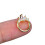 Titanium neusring met micro-zirkonia steentjes 1