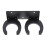 Supporto da parete per microfono/cuffia karaoke, colore nero. 1