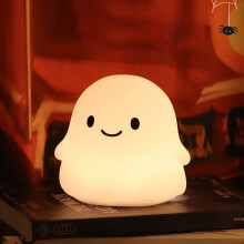 Ghost LED nočné svetlo teplé svetlo pre bytové dekorácie