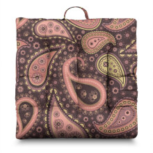 Paisley Meditationskissen Boho Quadratisch 22x22