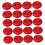 Glass Sealant Tip Cap Red 1.3x1.3 cm 2 pcs 4