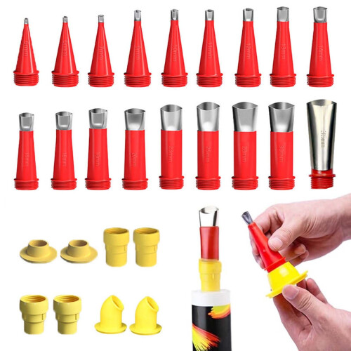 Caulk Finisher Kit with Nozzles and Tips 26PCS