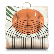 Coussin de méditation carré 56 cm (22 pouces) en velours hollandais style bohème