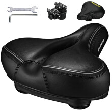 Scaun de bicicletă supradimensionat cu spumă cu memorie, pachet de 1