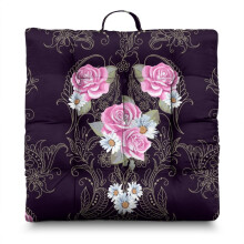 Meditatiekussen Boho Paisley Print Vierkant 22x22