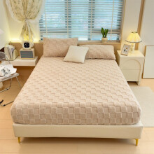 Protège-matelas en polaire Queen 152 x 200 cm, poches profondes, antidérapant