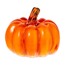 Citrouille lumineuse LED d'Halloween, 7 cm, à piles