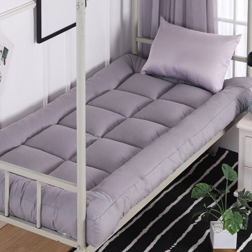 Foldable Fiber Mattress Soft Thick Dorm Bed with Washable