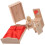 Dockhusköksmodell i trä, beige, 1 set 7