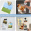 Gold Heart Refrigerator Magnets Home Decor 22 Pcs 4