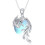 Sterling Silver Phoenix Pendant Necklace with Moonstone or 1