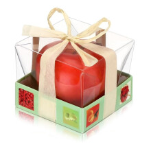 Bougies compatibles avec la couleur pomme rouge pour la veille de Noël