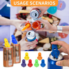 Ouvre-boîtes en plastique à prise facile (lot de 6)