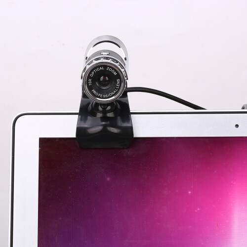 PURCOLT USB HD-webcam med justerbar brændvidde