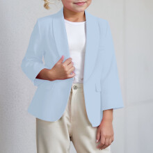 Conjunto de chaqueta y pantalón de invierno color menta para niña