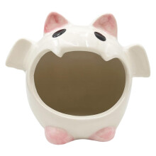 Suport de lumânare conic din ceramică în formă de fantomă, ornament de birou