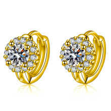 925 Sterling Zilveren Oorstekers met Kubieke Zirkonia (1 Paar)