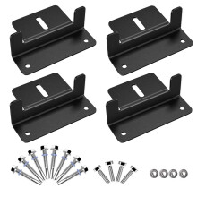 Z-vormige aluminium montagebeugelset voor zonnepanelen (4 stuks)
