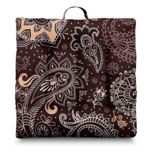 Mata do medytacji boho, wzór paisley, 22x22 cale