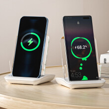 Trådlös laddare 15W magnetisk vertikal skrivbordsladdare