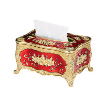 Capac pentru cutie de șervețele din acrilic, model trandafir cristalin – stil european, 1