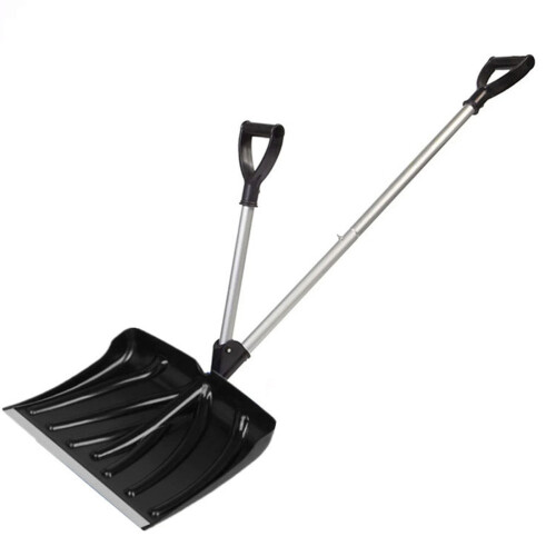 Kraftig snöskyffel med extra handtag1