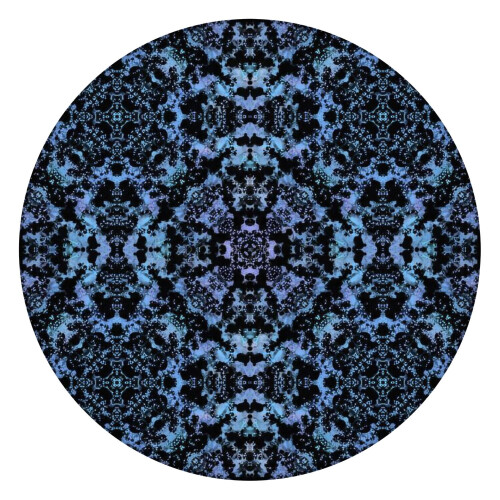 Toalha de mesa boho impermeável em tecido Oxford, redonda, 114-132 cm (45-52 polegadas)