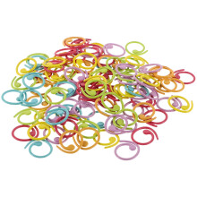 Gearrthóga Marcóra Fuála Glas Miotail Supvox le haghaidh Cniotáil & Cróiseáil (100pcs)