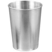 Nerezový kelímek na ústní vodu, stříbrný, 1 kus