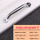 Zinc Alloy Door Pull Handle 78mm–110mm Silver 1/2/5 pcs 2