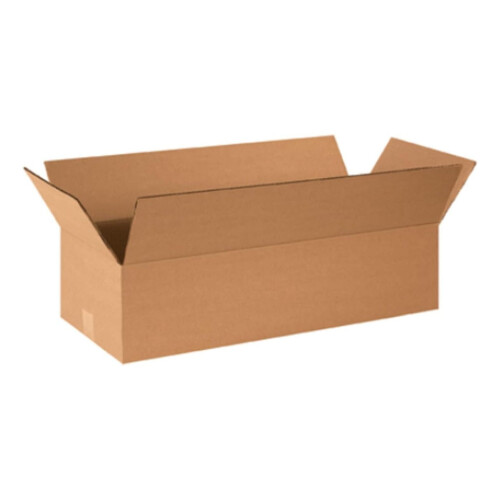 Caixas de papelão ondulado para envio, 61 x 25 x 15 cm (24 x 10 x 6 polegadas), pacote com 1 unidade.