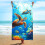 Extra groot strandhanddoek 60x30 inch, sneldrogend, microvezel, zandvrij 1