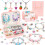 Charms Bracelet Making Kit with Snake Chains 91 Pcs 1