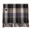 Dark Brown Striped USB Heated Blanket with Zipper 1pc 1