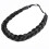 Synthetisches geflochtenes Haarband, dick, breit, elastisch 1