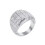 Women's Stainless Steel Wedding Band Ring Silver Size 8 1