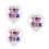 Dekorative 4. juli-ballonger, 12 tommer, 3-pakning 1