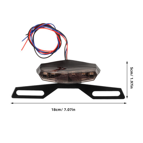 Motorrad-LED-Rücklicht 12V 1