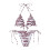 Bikini a due pezzi con allacciatura al collo da donna 2